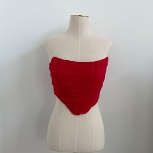 Mesh Corset Top